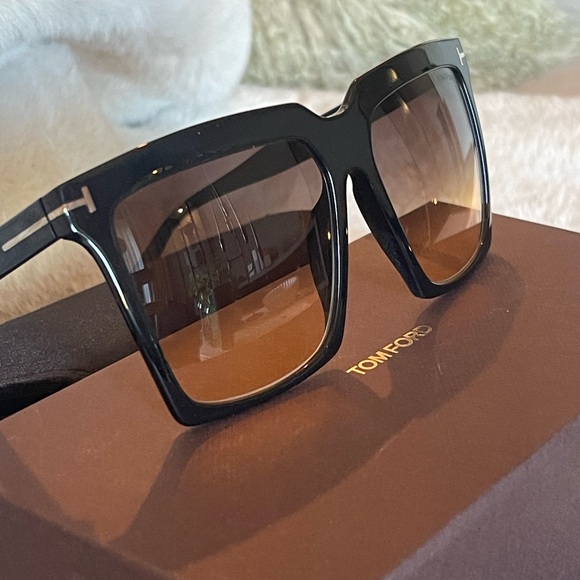 Not for sale Tom Ford Sabrina Square Sunglasses, 58mm - Picture 14 of 14